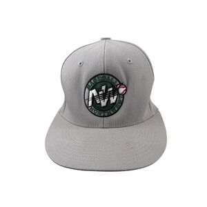 Pacific Headwear D-Series 8D5 Baseball Northwest Hat Gray SM-MED Flat Bill Cap